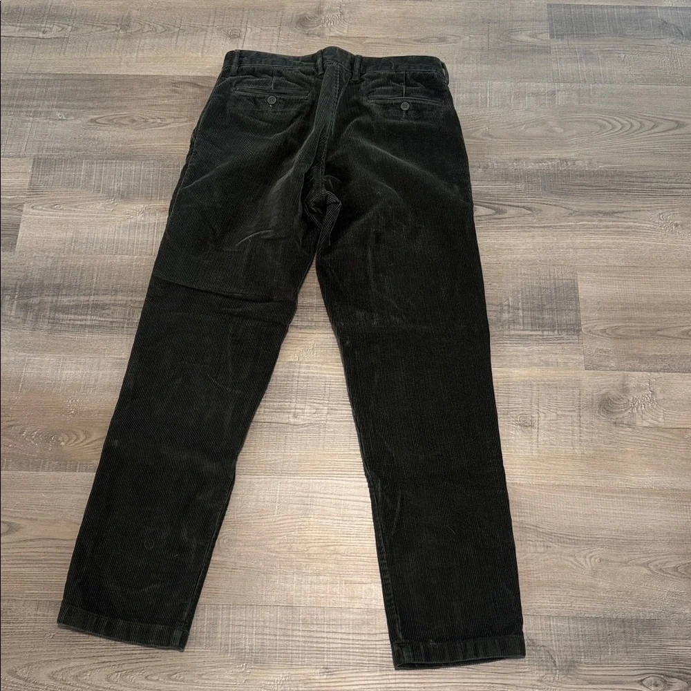 J. Crew Men's Dark Green Corduroy Pants - Picture 6 of 8